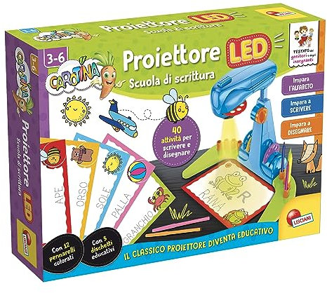 Lisciani Giochi - Carotina Proiettore scuola di lettura e scrittura