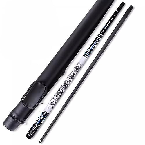 DOOKAA billardstock Billiard Queue setProfessioneller Pool-Queue aus Kohlefaser, chinesischer Black Eight, Nine Ball 1/2 Split-Pool-Queue(Color:a,Size:10.5mm)