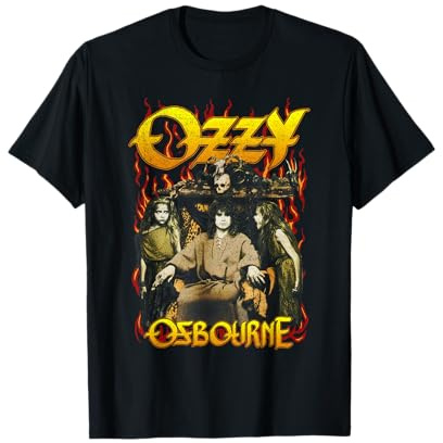 Ozzy Osbourne Red Flame T-Shirt