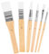 Pinselset Acrylfarben 6 Stück, Pinselset für Aquarell, Öl, Steinmalerei, Aquarellpinsel Kinder, Blattgold Pinsel, Vergoldungs Pinselset, Acryl Pinsel Künstlerpinsel im Set für Kinder, Erwachsene