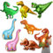 Dino globo, 8 piezas XXL dinosaurio globo de la fiesta, dino globo de helio para niños niño fiesta de cumpleaños fiesta