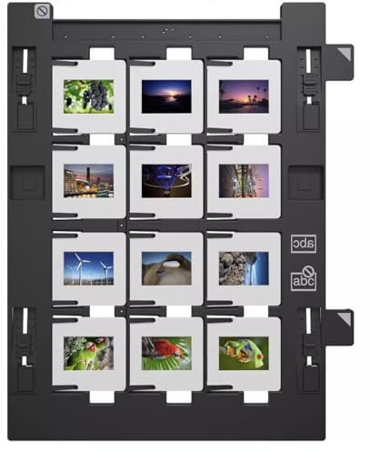 Upgraded 12 Holes 35mm Photo Negative Slide Holder for Perfection V800 V850 V700 V750 Scanner