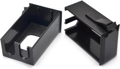 2Pcs Black Guitar Pickup Battery Box -7545R Acoustic Guitar Pickup Battery Box -Pickup Shell Cover Installed on Guitar Bass with 9V Battery Box -Guitar Pickup Parts Replacement