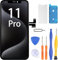 LL TRADER Display für iPhone 11 Pro LCD 5.8 Bildschirm Ersatz FHD Touchscreen 3D Touch Digitizer Rahmen Montage und Reparaturkits Neu (Modelle A2160, A2217, A2215)