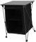 Amagogo Table de Cuisson Extérieure Portable avec 2 étagères pour Le Camping et La Randonnée, Noir