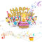 3D Geburtstagskarte Pop Up, Geburtstagskarte mit Musik Licht, Blowable Led Licht Geburtstagskarte für Frauen Männer Kinder, Happy Birthday Karte Geburtstag Geschenke für Mama Ehefrau Freund
