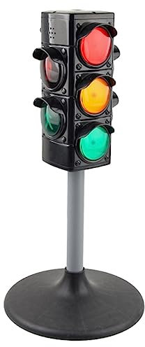 ORFOFE Spielzeug Ampel Simulation Verkehrssicherheitsmodell Kinderspielzeug Lernspielzeug Handlich Schwarz