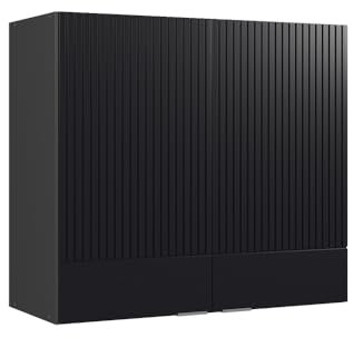 Vicco Hängeschrank Fame-Line, Schwarz gestreift, 80 cm