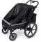 ABC Design Fahrradanhänger Tour Ink – Faltbarer 3in1 Kinderanhänger für Zwei Kinder mit Komfortsitzen, Luftreifen & Federung