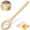 AOZUO Wooden Dough Whisk, Danish Bread Whisk Sourdough Wood Stirrer Mixer Whisking Tool Baking Supplies for Mixing Sourdough Bread Pastries Egg Pizza Cake Batter