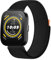 Meliya Band Compatible with Amazfit Bip 5 / Bip 6 Band Women Men Women Men, 22mm Adjustable Soft Nylon Replacement Watch Strap for Amazfit Bip 5 / Bip 6 Smart Watch (Pure Black)