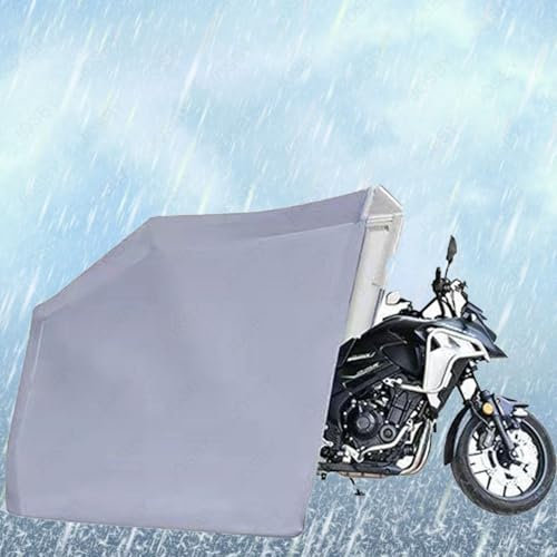 Halbautomatisches Auto-Überdachung, hydraulisch versenkbares Carport aus Edelstahl, 330 x 140 x 190 mm (10,8 x 4,6 x 6,2 Fuß), Motorrad-Sonnenschutz und winddichter Schuppen für den Außenbereich