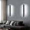 Mikeru 2pack Outdoor Lights Mains Powered, 100cm Outdoor Wall Strip Lights Waterproof 6000k 35W LED Outdoor Wall Lighting Cool White 3800Lumens for Shop Entrance, Corridor