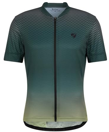 Ziener Herren NELETE Fahrradtrikot/Radtrikot - Mountainbike|Rennrad - atmungsaktiv, schnelltrocknend, elastisch, Kurzarm, bitter Lemon, 56