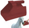 Pelle à grains - 22 x 16 x 16 cm - Marques de mesure - Polyvalente - Utilisation polyvalente - Pelle alimentaire empilable pour éleveurs, éleveurs, fermiers
