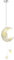 Kinderlampe LED Sterne Mond Hangend Warmweiß Licht Deckenlampe mit Sternen Kreative Deckenleuchte mit 5 Glühbirnen für Kinder Schlafzimmer Wohnzimmer