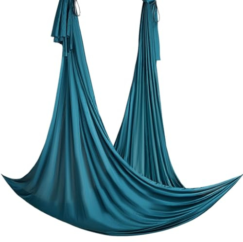 HEJIGOOD Stretch Aerial Yoga Hammock 280cm Wide x 100cm Long Seamless Nylon Swing Load 1984lb for Home Studio