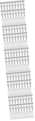 5 Ensembles Kit de Crochets et Clips de Toit pour Câble Chauffant de Fixation et Entretoises pour Équipement de Dégivrage pour Gouttières et Tuyaux