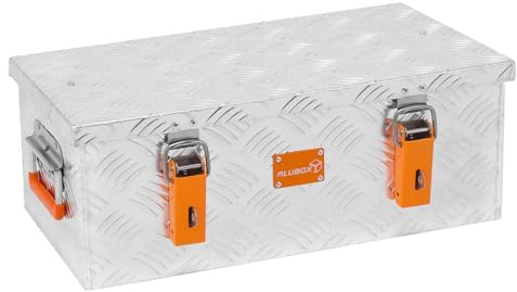 alubox Werkzeugkiste Riffelblech ABX-RL25 Aluminium 1,5mm Werkzeugkiste leicht und robust 25 Liter