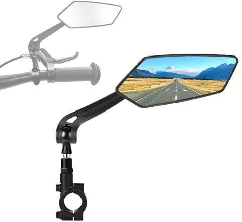 Ruimooto Fahrradspiegel Rechts - Einklappbar & 360° Drehbar für Sicherheit