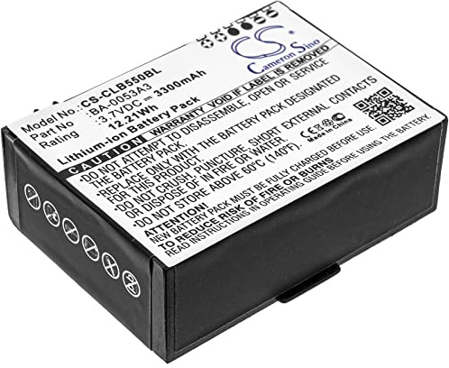 CS-CLB550BL Akku 3300mAh Kompatibel mit [CipherLab] CP50, CP55 Ersetzt BA-0053A3