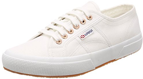 Superga 2750 Cotu Classic, Scarpe da ginnastica Unisex - Adulto, Bianco White Rose Gold, 40 EU