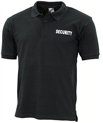Pro company Polos Shirt Security Black