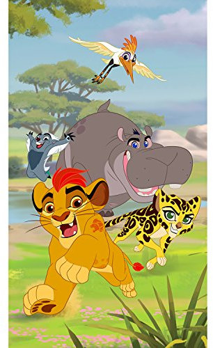 BebeGavroche Vorhang Blickdicht Größe L der König der Löwen in der Dschungel von Disney 140 cm x 245 cm