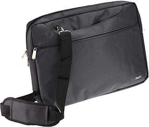 Navitech Black Carry Case/Cover Bag Compatible with The Portable DVD Players Including The ieGeek 12.5