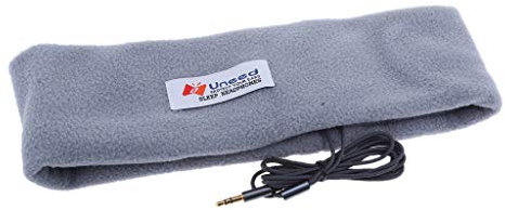 Baoblaze Oreillette Sleep Mask Sommeil Musique écouteur Bandeau Anti Bruit, gris