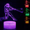Jinson well 3D Baseball Lampe led Illusion Nachtlicht licht, 7 Farbwechsel Touch Switch Tisch Schreibtisch Dekoration Lampen Acryl ABS Base USB Kabel Spielzeug