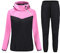 GITVIENAR Schweißanzug, Sport Saunaanzug Anzug Set, Sauna Suit Sweatanzug Trainingsanzug Jogginganzug mit Kapuze, Schweißanzug Gewichtsverlust Schweiß Kleidung für Fitness Joggen Gym Damen Mädchen