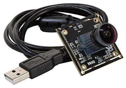 Arducam 1080P Low Light WDR Ultra Wide Angle USB Camera Module for Computer, 2MP CMOS IMX291 160 Degree Fisheye Mini UVC USB2.0 Webcam Board with Microphone, 3.3ft Cable for Windows Linux Mac OS
