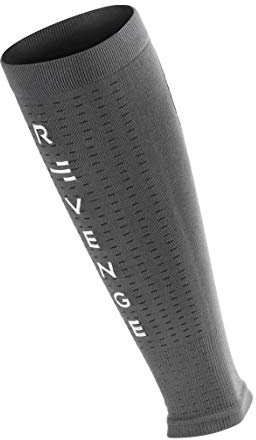 R-Evenge Calf Tubular Tape, Kompressionsband für Mulch, Fischbein (groß, grau)