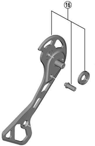 SHIMANO RD-RX817 Kettenleitblech, Black, One Size