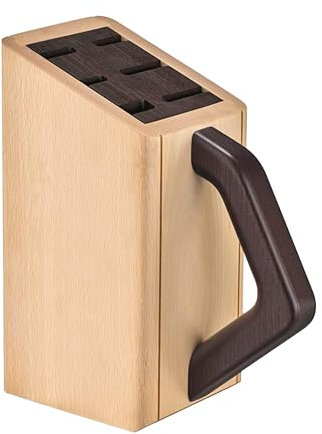 Victorinox Ceppo di coltelli senza contenuto, Spazio per 6 coltelli, Conservazione dei coltelli, Salvaspazio, Elegante design in legno