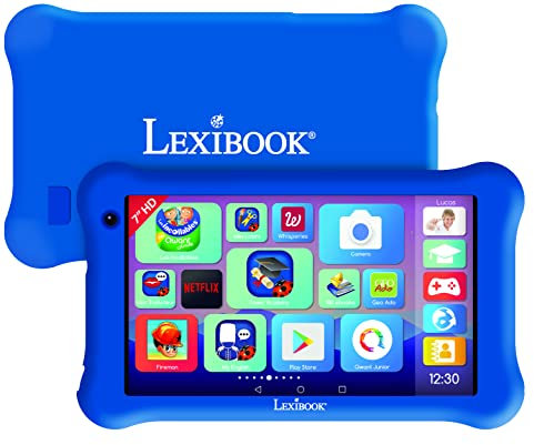 Lexibook, Tablet Master 7, La Tablette Ludo-Éducative 7” avec Pochette Incluse, TL70FR