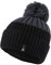 Ronhill Unisex Bommelmütze Beanie, Schwarz/Charcoal, Einheitsgröße