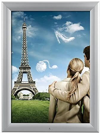 DISPLAY SALES Wasserfester Klappbilderrahmen DIN A3 | Klapprahmen mit 35 mm Klemmprofil