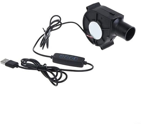 BBQ Gebläse, USB 5V Gebläse Ventilator für Grill Kochen BBQ Gebläse mit Geschwindigkeitsregler, BBQ Fan Luftgebläse Manueller Grill Feuer Starter Outdoor Kochen BBQ Fan