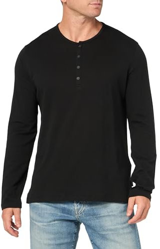 John Varvatos Herrenmode, Schwarz, Schwarz, Medium