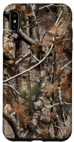 iPhone XS Max Camouflage Pattern Tactical Hunting Bushcraft Real Tree Camo Case