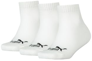 PUMA KIDS Quarter Socken Sneaker Gr. 27-38 für Mädchen und Jungen 3 Paar