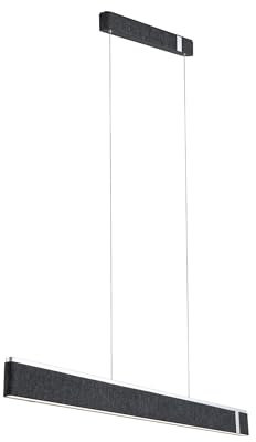 Paulmann 79985 LED Pendelleuchte 3-Step-Dim Jagun 26W Anthrazit 2700K Filzleuchte 2000lm