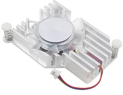 JMT pi 5 Active Cooler Radiator with PWM Fan Thermal Tapes Aluminum Compatible with Raspberry pi 5 5B