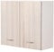 Shally Dogan Armario escurreplatos con bandeja antigoteo de cocina, mueble de pared de madera resistente, armario suspendido con dos puertas y dos estantes, dimensiones 80 x 32 x 72 cm (olmo)