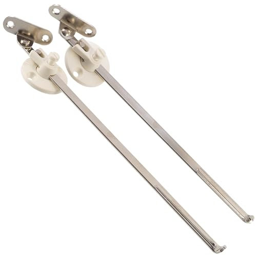 AERZETIX - C74717 - Juego de 2 bisagras para puerta de mueble plegable - en metal - color plata - carpintería mecanismo apertura