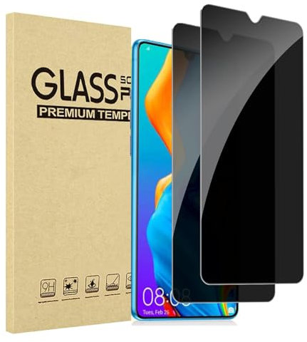 JMDZDL Privacy Pellicola Protettiva Compatible con Huawei P30 Lite, [2 pezzi] Anti-Spia Protezione in Vetro Temperato per P30 Lite Protezione Schermo Copertura Completa 9H Anti-Spy