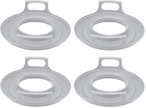 SUPYINI Plato Frío para Microondas, a Prueba de Derrames, Bandeja de Transporte con Asas para Tazones, Platos, Comidas para Microondas