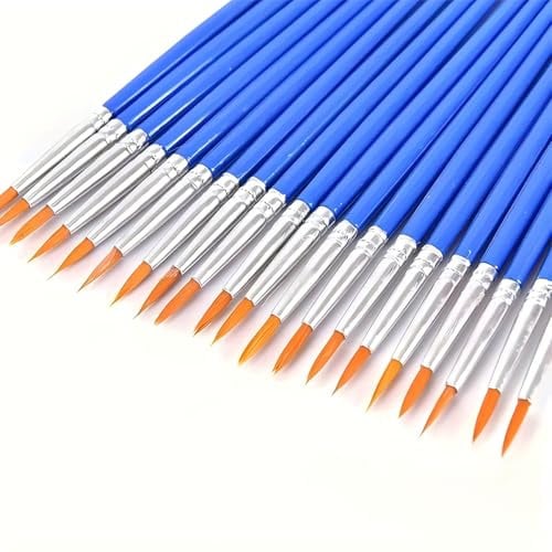 Small Paint Brushes Bulk for Crafts,30Pcs Paint Brushes for Kids,Acrylic Paint Brushes Set,Mini Paint Brushes for Classroom Watercolor Canvas Face Painting